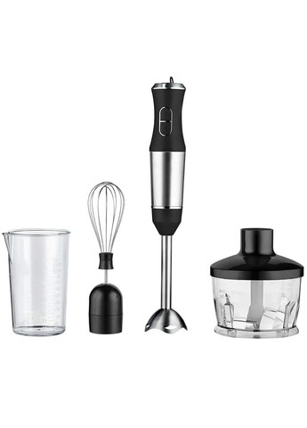 Блендер занурювальний 4в1 RB 6211, 1200Вт / Блендер з чашею і насадками / Блендер подрібнювач Rainberg (367059526)