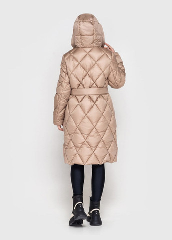 Комбинированная зимняя пальто свитло - бежевий Cvetkov Эйлин