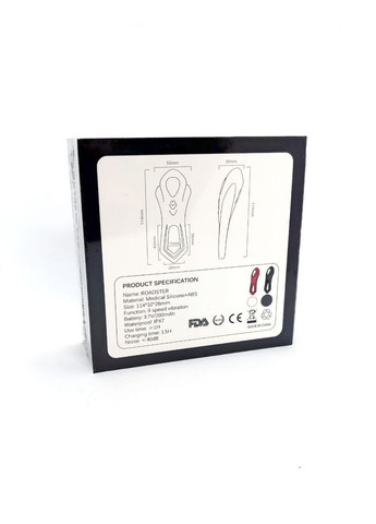 Кольцо эрикционное с вибрацией Roadster wine Black Boss Series (347314004)