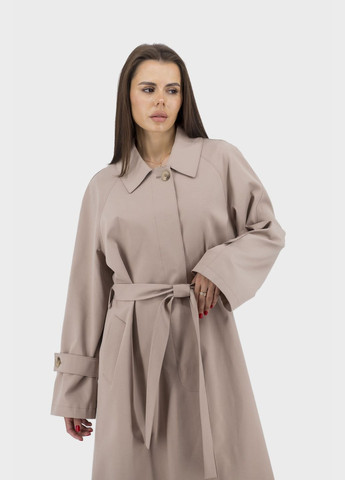 Класичний жіночий плащ з поясом, реглан, без утеплювача Kent (, ), 30372 на гудзиках демісезон (331785269)