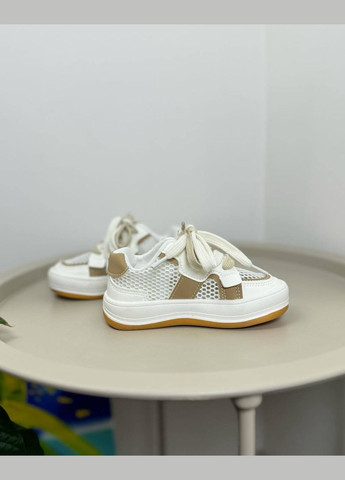 Білі літні дитячі кросівки білі 1327 No Brand
