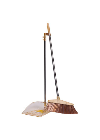 Набір для прибирання віник з совком 95 см, жовтий Household Cleaning Products HP-35015-7Y No Brand (361893151)