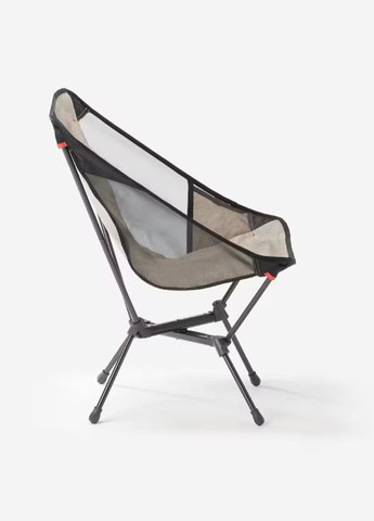 Складане Крісло Для Кемпінгу (Пікніка) до 110кг Висота 25см Бежевий Quechua (335052945)