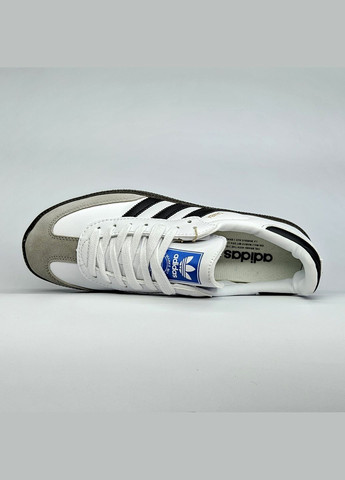 Білі Осінні кросівки чоловічі і жіночі adidas samba white | адідас самба білі No Brand