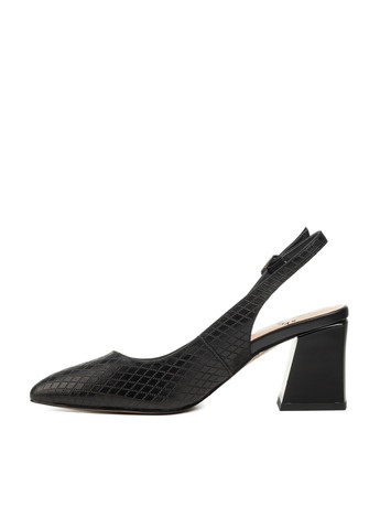 Черные босоножки (1382л) Sufinna