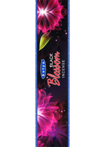 Пахощі преміум "Чорна квітка" Black Blossom Premium Incense Sticks 18g (1334497-31100849) Satya (368640693)