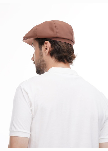 Чоловіча котонова кепка-восьмиклинка кольору какао VECONS Восьмиклинка — стильний та елегантний (304403946)