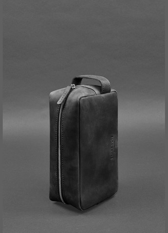 Шкіряна косметичка-несесер 6.0 чорний Crazy Horse (A-027921) BlankNote (329743027)