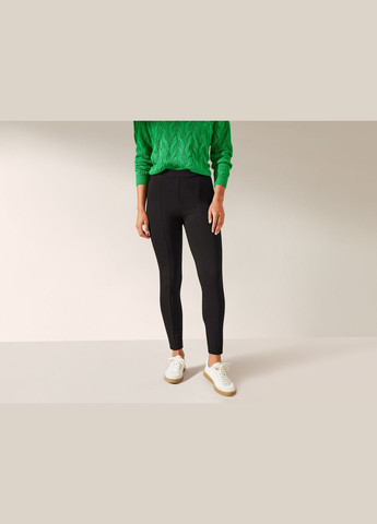 Черные демисезонные джеггинсы с широким поясом для женщины lycra® 436236 Esmara