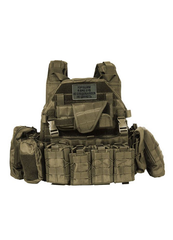 Набор шевронов 2 шт. на липучке "Хорошим я уже был" 5х8 см хаки, вышитая нашивка шеврон IDEIA (333034911)