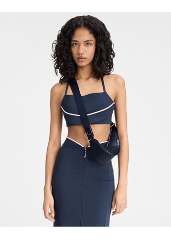 Сумка x Jacquemus Leather messenger bag Dark Navy Nike (371781418)