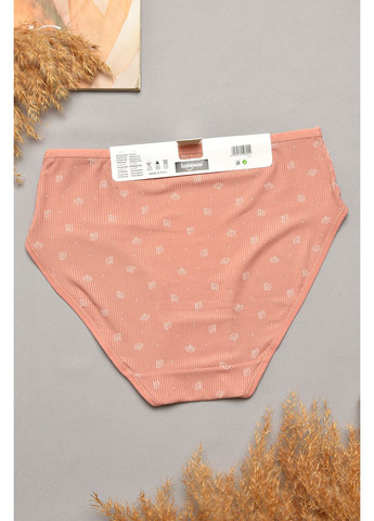 Труси жіночі напівбатальні рожевого кольору Let's Shop (364117569)