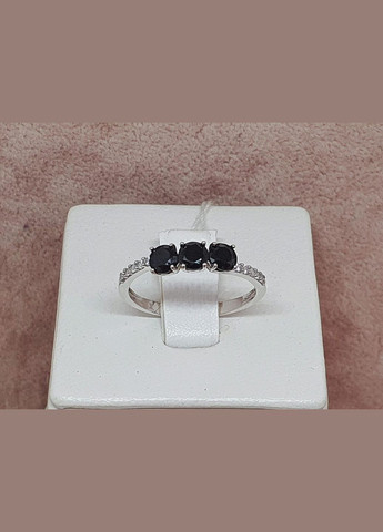 Срібне кільце Стрімлайн з фіанітами. 1349/1Р-CZ AGNI (322765134)