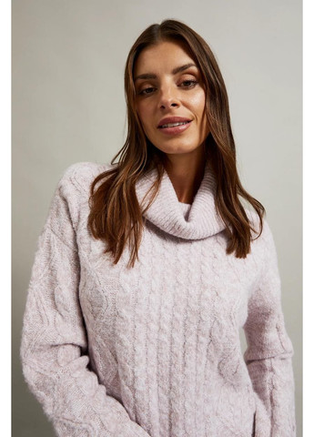 Рожевий зимовий светр Moodo