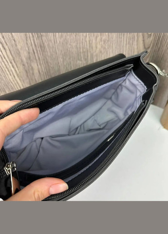 Чорна жіноча сумка клатч замшева PTR No Brand (317763160)
