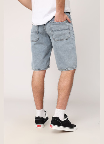 Шорти джинсові чоловічі колір блакитний ЦБ-00277362 INTERCODE (332767595)