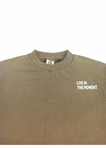 Green Cotton детский свитшот для мальчика кофейный (25111266) надпись кофейный повседневный двунитка