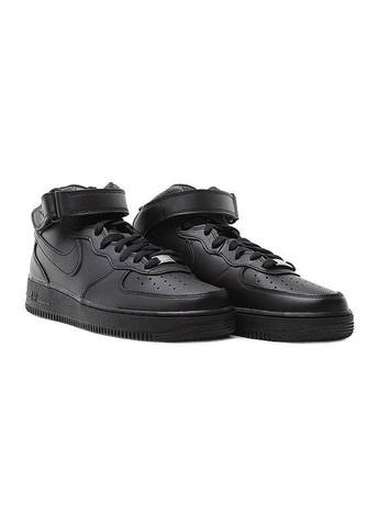 Черные демисезонные кроссовки air force 1 mid 07 Nike