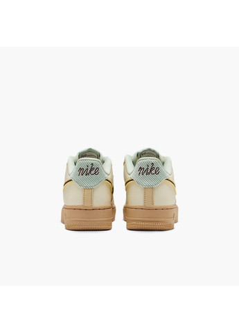 Кроссовки женские Air Force 1 Lv8 (Gs) Beige Nike бежевые (364837789)