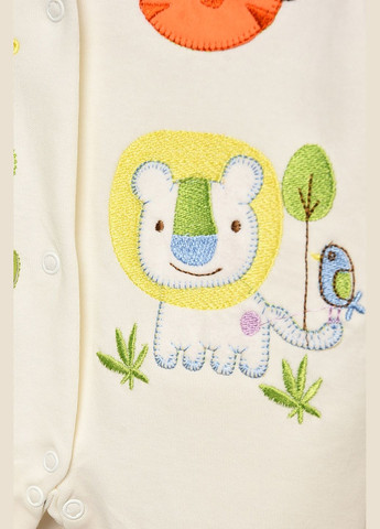 Человечек детский для мальчика белого цвета Let's Shop (330749224)