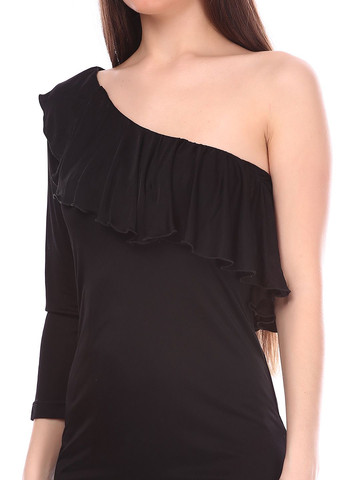 Черное повседневный платье бордовый Nolita