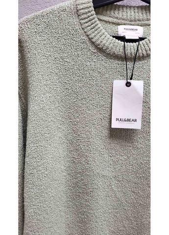 Фісташковий демісезонний светр 4558/508 Pull & Bear