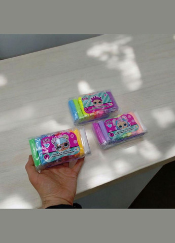 Набір для ліплення із повітряним пластиліном Lovin L.O.L. Surprise! 9 кольорів, пастель (LOL70194) Окто (362432296)