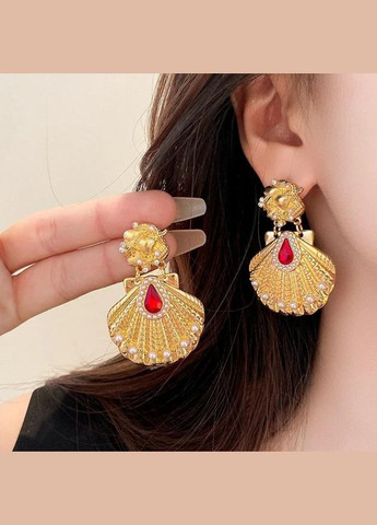 Сережки-гвоздики Морська черепашка No Brand (302396078)