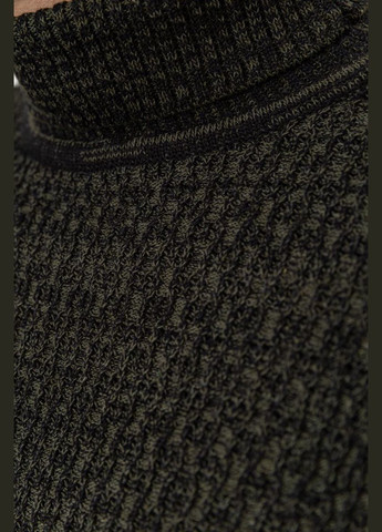 Оливковий (хакі) зимовий светр-гольф чоловічий, колір хакі, Ager