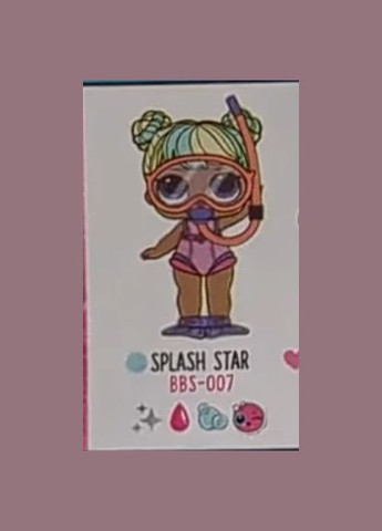 Игровой набор Lol Surprise Bubble Баб Dolls Splash star кукла лол с пузырьками с пеной с блестками. L.O.L. Surprise! (323480613)