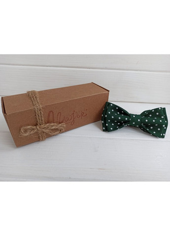 Зеленая мужская бабочка в горошек Major Style (367982991)