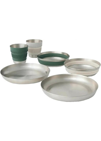 Набор посуды Detour Stainless Steel Collapsible Dinnerware Set Sea To Summit (360238329)