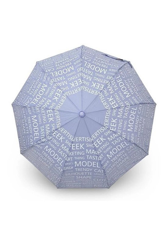 Зонт полуавтомат женский 593 "Words" на 9 спиц Светло-фиолетовый Toprain (280827818)