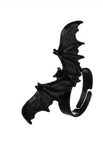 Черное кольцо летучая мышь - готика, хэллоуин, безразмерное, 1593 No Brand (365730694)