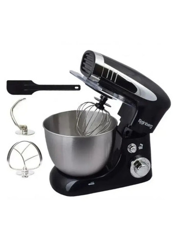 Планетарний міксер RB-8081 5 л 3200 Вт Чорний Rainberg (333193701)
