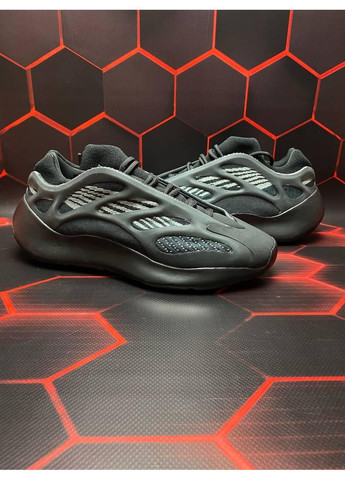 Чорні Осінні кросівки чоловічі adidas yeezy boost 700 v3 alvah black адідас ізі буст No Brand