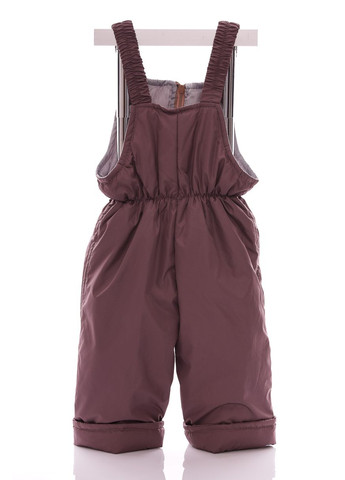 Червоний демісезонний комбінезон на флісі для дівчинки нуль кроха кораловий 86 см (28019) BABYKROHA