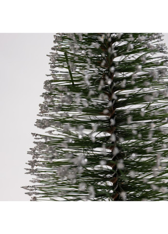 Новорічна настільна ялинка засніжена Стріла 25 см на дерев'яній підставці SOK-М-12-1 LUGI (370673466)