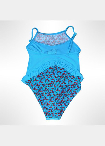 Голубой летний сдельный купальник для девочки "" 92-116 см голубой (0990) слитный Keyzi Scarlet