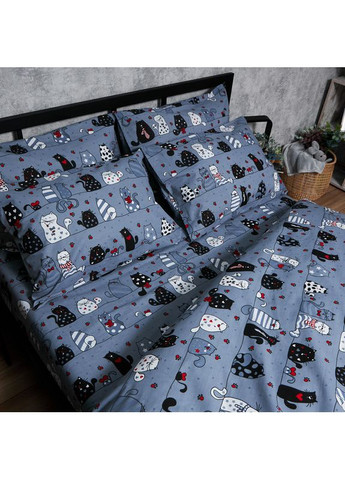 Пододеяльник Бязь Gold Люкс Евро 200 x 220 см (MS-870000648) Moon&Star Feline Fun (357208315)