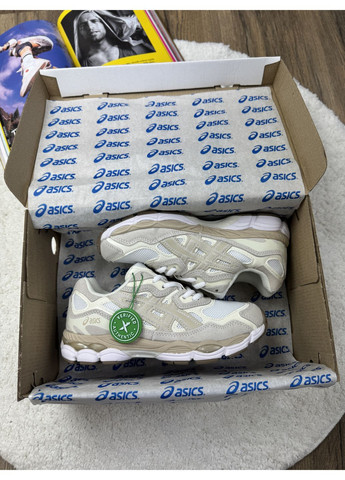 КРОССОВКИ ЖЕНСКИЕ ASICS GEL-NYC BEIGE АСИКС ГЕЛЬ НЮК No Brand бежевые демисезоны (368855933)