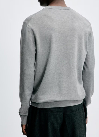 Темно-серый демисезонный свитер H&M