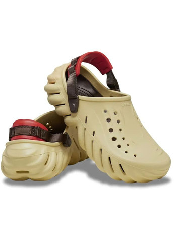 Бежевые сабо echo clog sesame 207937-w Crocs