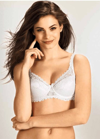 Белый бюстгальтер Naturana