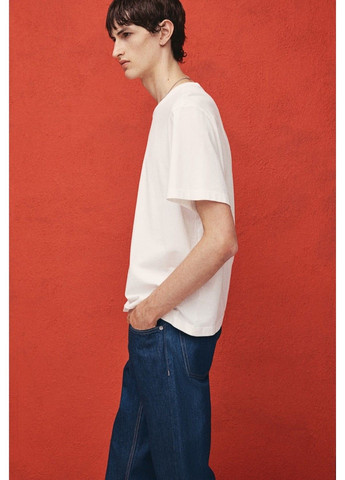 Чоловічі розслаблені джинси Relaxed fit (58051) W32 L32 Темно-сині H&M (316575726)