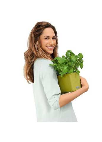 Умный вазон Cube Color 14 1 л белый 13380 Lechuza (316621006)