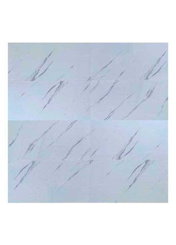 Самоклеящаяся виниловая плитка белый мрамор 600х300х1,5мм (СВП-111-мат) 3D Loft (298858721)