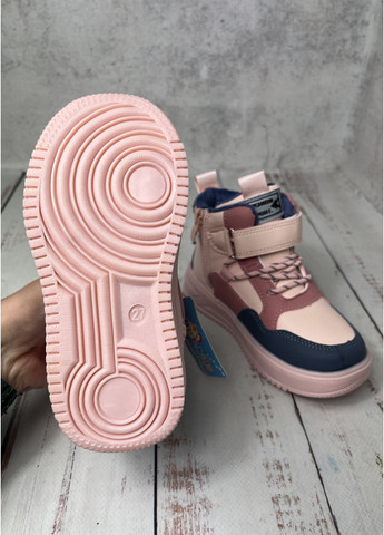 Розовые повседневные зимние ботинки зимние детские на девочку .kids розовый (421) BBT