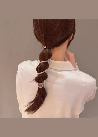 Заколка-пружина на хвіст колір капучино No Brand (316531999)