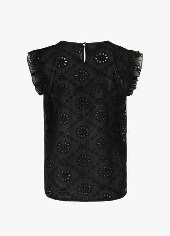 Чорна блуза однотонна жіноча 2506 shop (2000991037823) No Brand